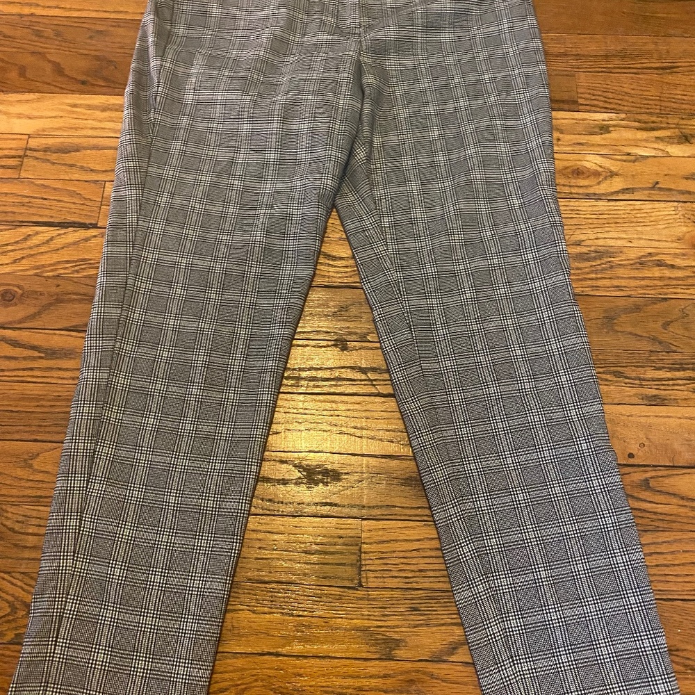 Black and white plaid Worthington pants